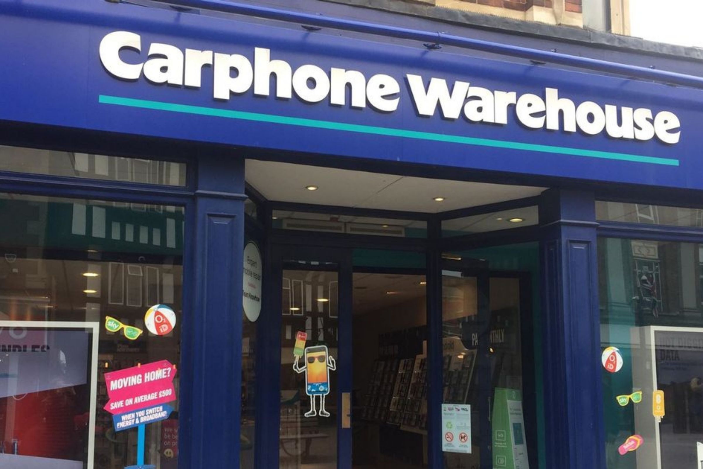 Carphone Warehouse zamknie wszystkie sklepy